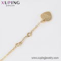 71808 Pulsera linda de precio especial de moda xuping con forma de corazón para niñas